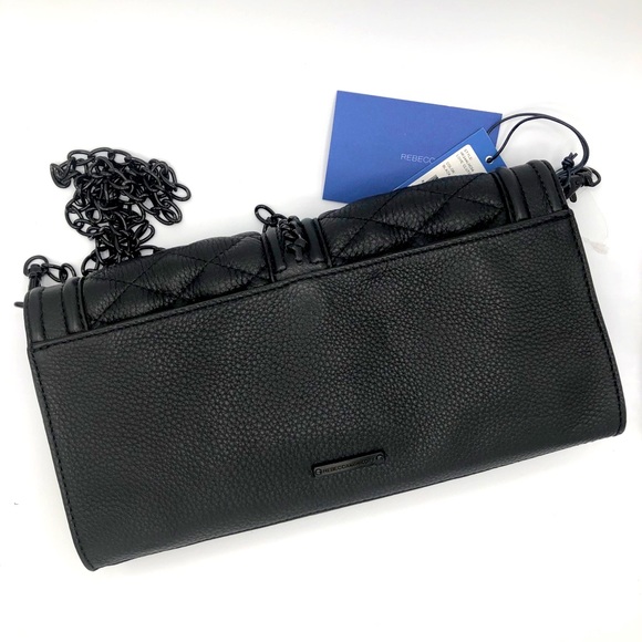 REBECCA MINKOFF QUILTED LEATHER CLUTCH/CROSSBODY - Picture 13 of 15